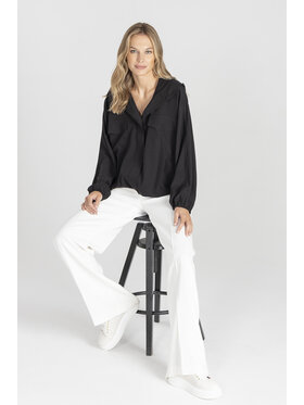 Deni Cler Milano Deni Cler Milano Bluza T-DC-W401-E2-80-90-1 Czarny Loose Fit