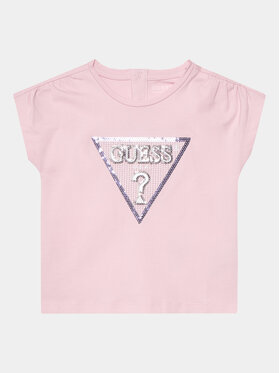 Guess Guess T-shirt K4GI11 K6YW4 Ružičasta Regular Fit