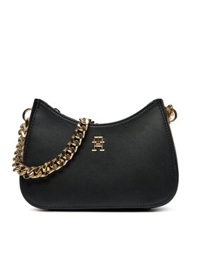 Tommy Hilfiger Tommy Hilfiger Kabelka Th Refined Chain Shoulder Bag AW0AW16079 Černá