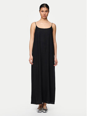 Pieces Pieces Φόρεμα καλοκαιρινό Pia 17151884 Μαύρο Loose Fit