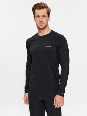 Columbia Columbia Termo bielizeň vrchné diely Midweight Stretch Long Sleeve Top Čierna Regular Fit