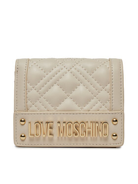 LOVE MOSCHINO LOVE MOSCHINO Mały Portfel Damski JC5601PP1ILA0110 Beżowy