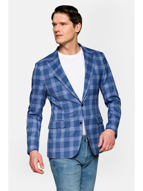 Lancerto Lancerto Marynarka Tennessee Niebieski Slim Fit
