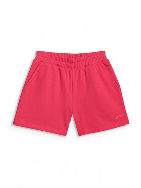 4F 4F Szorty sportowe THE COLOR'S ENERGY Różowy ciemny Loose Fit