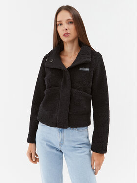 Columbia Columbia Μπουφάν μεταβατικό Panorama™ Snap Fleece Jacket Μαύρο Regular Fit