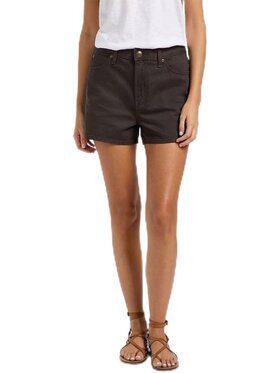 Lee Lee Szorty jeansowe CAROL SHORT Brązowy Straight Fit