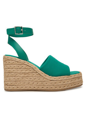 Calvin Klein Calvin Klein Espadrilky Wedge Espad 70 Neopr Mg HW0HW03014 Zelená