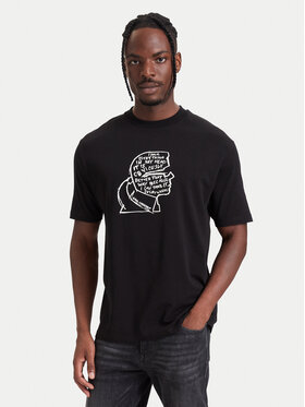 KARL LAGERFELD KARL LAGERFELD T-Shirt 755151 564235 Czarny Loose Fit