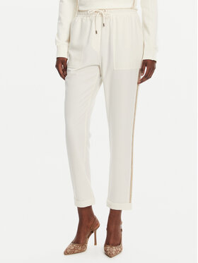 Liu Jo Sport Liu Jo Sport Pantaloni di tessuto TA5140 TS423 Bianco Regular Fit
