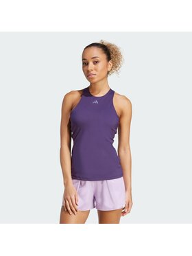 adidas adidas Top 143851 Fioletowy Slim Fit