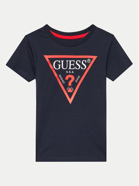 Guess Guess Футболка N73I55 K8HM0 Cиній Regular Fit