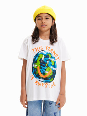Desigual Desigual Tricou 23SBTK09 Colorat Regular Fit