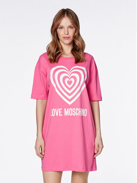 LOVE MOSCHINO LOVE MOSCHINO Rochie de zi W592338M 3876 Roz Relaxed Fit