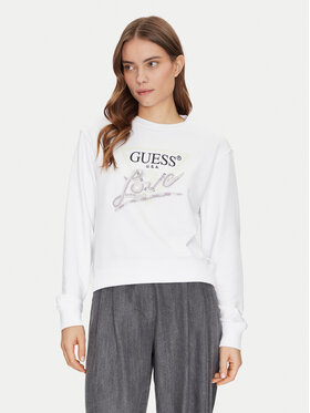 Guess Guess Sweatshirt W5GQ05 KB683 Weiß Reglan Fit