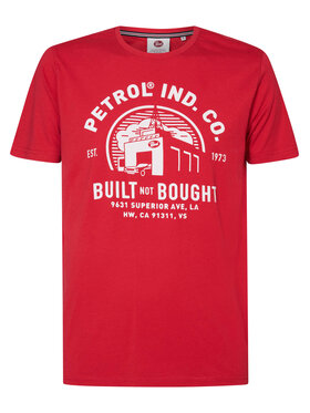 Petrol Industries Petrol Industries T-Shirt M-1030-TSR633 Červená Regular Fit