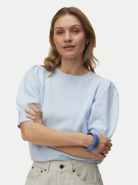 Vero Moda Vero Moda Sweter Doffy 10278313 Błękitny Regular Fit