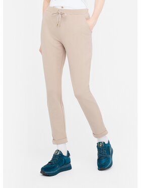 Liu Jo Liu Jo Spodnie materiałowe TF5297FS09060906 Beżowy Regular Fit