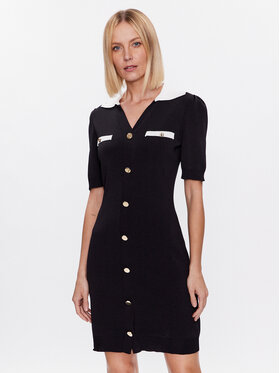 NAF NAF NAF NAF Плетена рокля Mamor XENR13 Черен Regular Fit