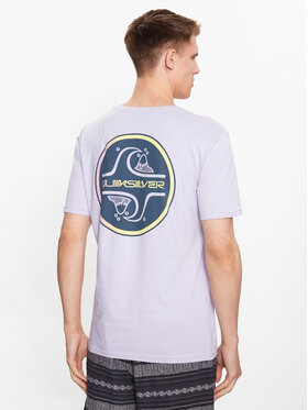 Quiksilver Quiksilver T-shirt Core Bubble EQYZT07232 Ljubičasta Regular Fit
