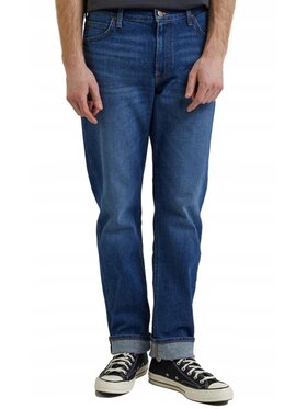 Lee Lee Jeansy West Niebieski Relaxed Fit