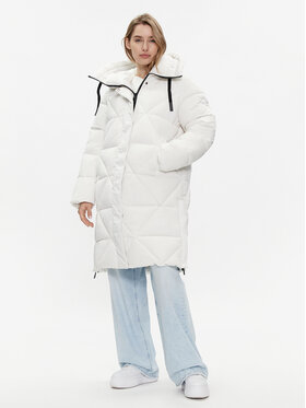 REPLAY REPLAY Geacă de iarnă W7664R.000.84466 Alb Relaxed Fit