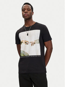 Brave Soul Brave Soul T-Shirt MTS-149CHAPEL Černá Regular Fit