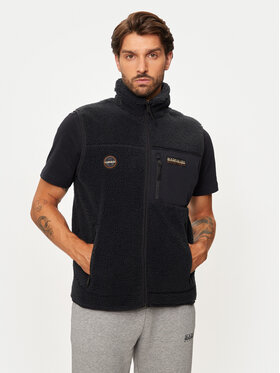 Napapijri Napapijri Γιλέκο Yupik NP0A4HZK Μαύρο Regular Fit