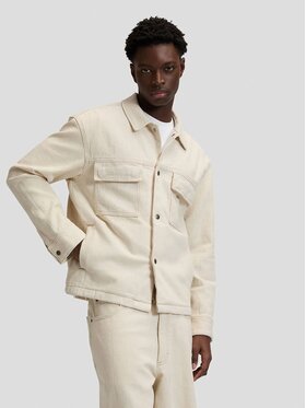 Lee Lee Kurtka przejściowa JACQUARD JKT Biały Regular Fit