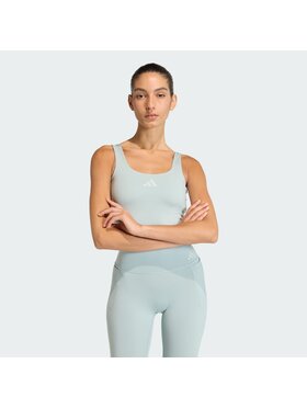 adidas adidas Biustonosz sportowy Power Light Support Zielony