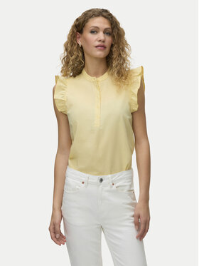 Vero Moda Vero Moda Bluzka Selma 10345667 Żółty jasny Regular Fit