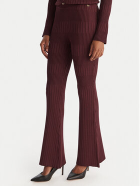 Marciano Guess Marciano Guess Hlače iz tkanine 5YGB29 5881Z Bordo rdeča Regular Fit