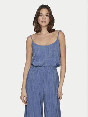 Vila Vila Top Plisa 14096337 Modrá Relaxed Fit