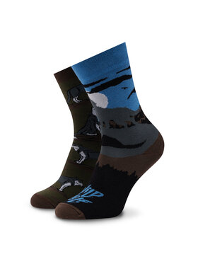 Funny Socks Funny Socks Visoke nogavice Unisex Wild Wolf SM2/11 Pisana