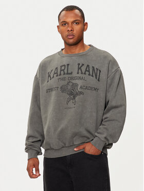 Karl Kani Karl Kani Felpa Street Academy 60290006 Grigio Regular Fit