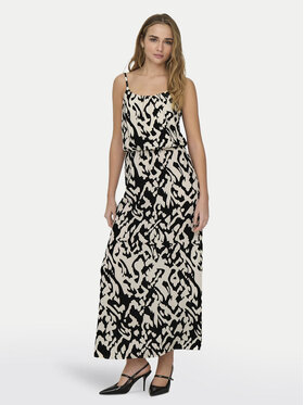 ONLY ONLY Sukienka letnia Winner 15177381 Écru Regular Fit