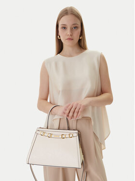 Guess Guess Дамска чанта Dovie HWKG99 09060 Екрю