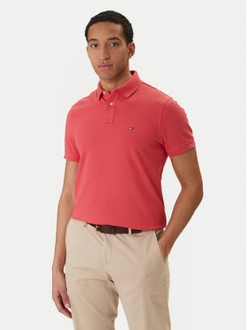 Tommy Hilfiger Tommy Hilfiger Polo 1985 MW0MW17770 Koralowy Regular Fit