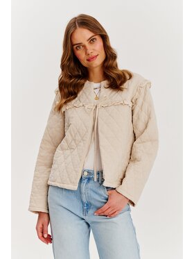 NAOKO NAOKO Bunda pro přechodné období Picobello Béžová Regular Fit