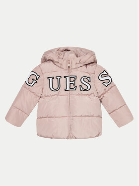 Guess Guess Geacă din puf K4BL10 WB240 Roz Regular Fit
