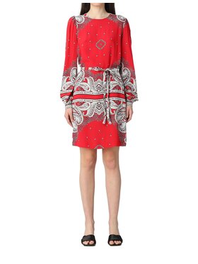 TWINSET TWINSET Sukienka letnia TP270J6908 Czerwony Modern Fit