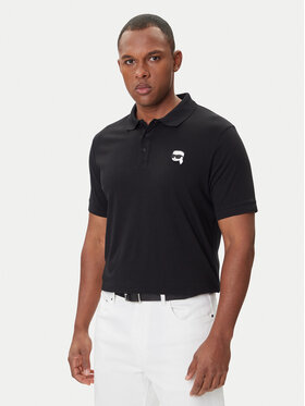 KARL LAGERFELD KARL LAGERFELD Polo 745710 500224 Czarny Regular Fit
