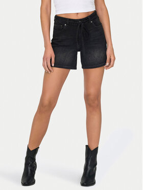 ONLY ONLY Szorty jeansowe Gianna 15340706 Czarny Regular Fit