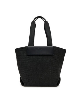 Calvin Klein Calvin Klein Torebka Ck Raffia Medium Shopper K60K613174 Czarny