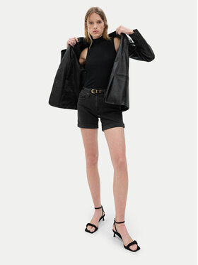 Gap Gap Джинсові шорти 570596-03 Чорний Regular Fit