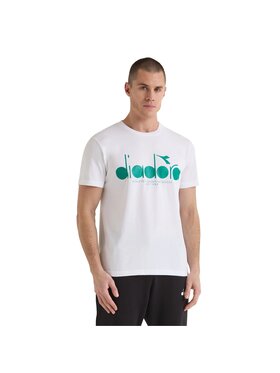 Diadora Diadora T-Shirt T-SHIRT SS LOGO Biały Regular Fit