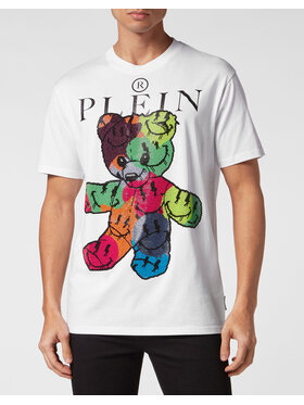 PHILIPP PLEIN PHILIPP PLEIN T-Shirt 15133 Biały Regular Fit