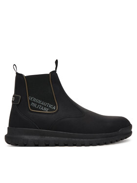 Aeronautica Militare Aeronautica Militare Kotníková obuv s elastickým prvkem 252SC0316UCT04247 Černá