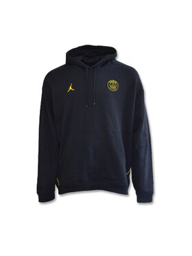 Nike Nike Bluza PSG Fleece Hoodie Czarny Standard Fit