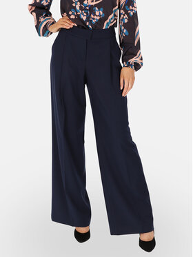 L’AF L’AF Spodnie materiałowe Kelli Granatowy Regular Fit