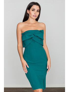 FIGL FIGL Šaty M571 Zelená Regular Fit